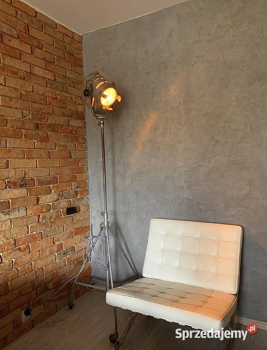 Lampa ikona PRL teatralna Vintage loft Poznań