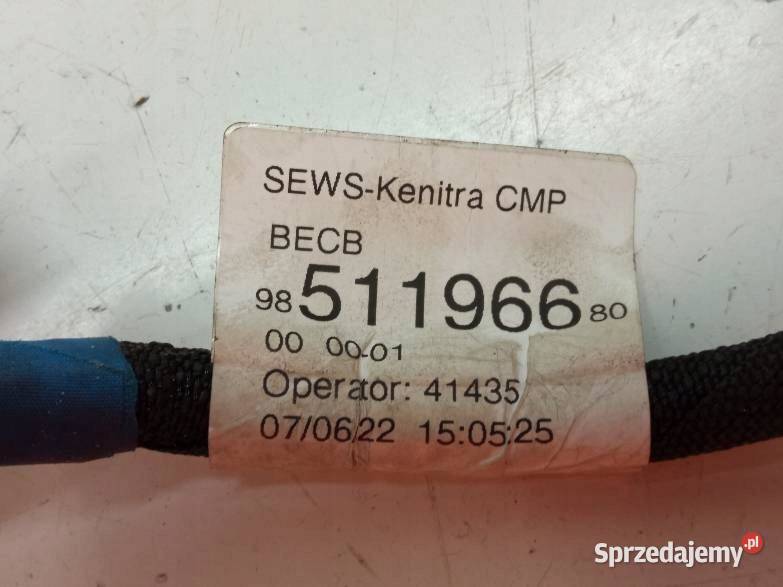 KLEMA MINUS MASA 9851196680 Opel Mokka II 2020 B sprzedam