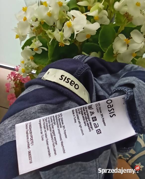 Bluzkatshirt damski szaro granatowe paski Radzyń Podlaski