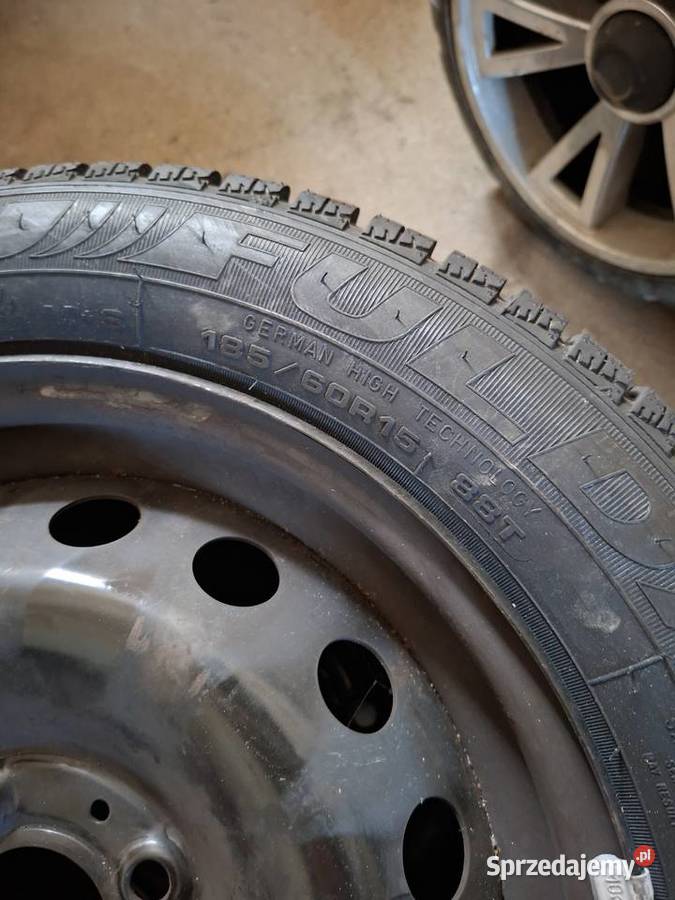 Felgi stalowe 15 4x100 opony zima Fulda 1856015 dolnośląskie Dzierżoniów