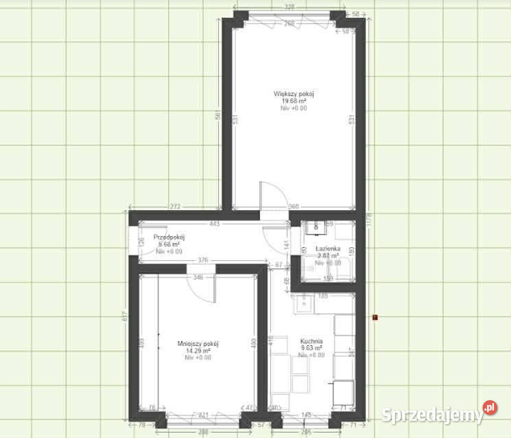 2 pokoje z potencjałem na 3 523 m Katowice śląskie sprzedam