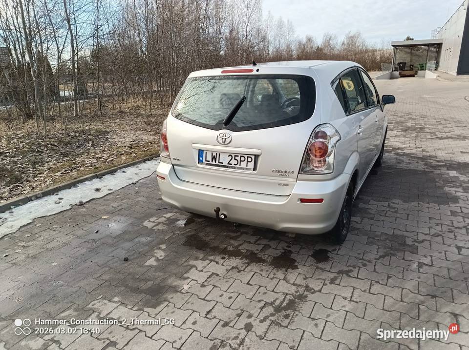 Toyota Corolla Verso 2006r 22 diesel 136 4/5 Włodawa