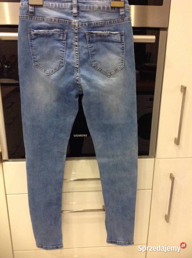 Spodnie Jeans Damskie S Cyrkonie j nowe