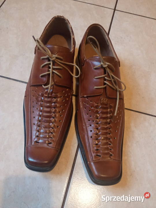 Buty skórzane eleganckie 46 inna małopolskie Kraków