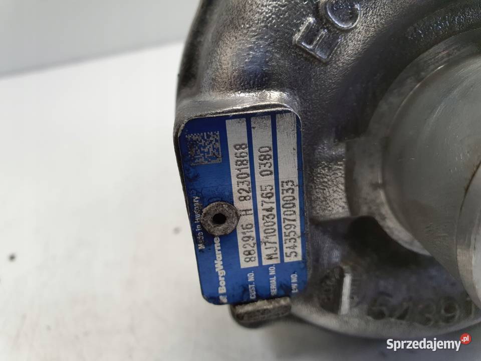 TURBOSPRĘŻARKA Renault Kangoo II 15 DCI turbo