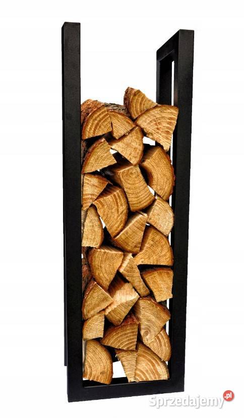 Stojak na drewno kominkowe loft kosz opałowe podkarpackie Jeżowe