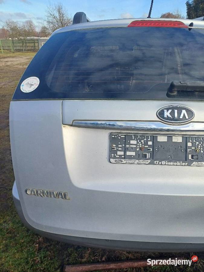 Kia Carnival klapa bagażnika