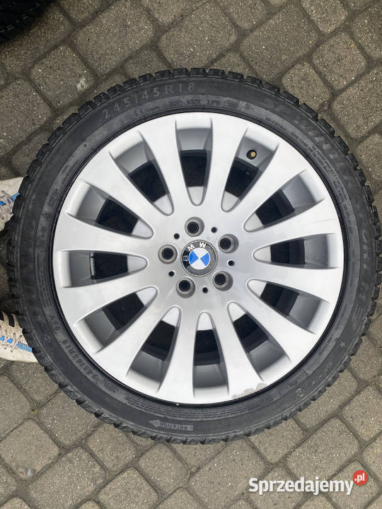Oryginalne felgi BMW 18 opony Dunlop Run Flat Średnica 18" Wrocław sprzedam