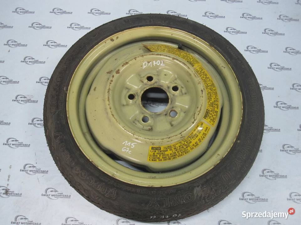 MAZDA PREMACY koło dojazdowe 1257015 95M 5x1143