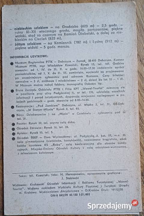 Dobczyce pocztówka Pozostałe Kraków