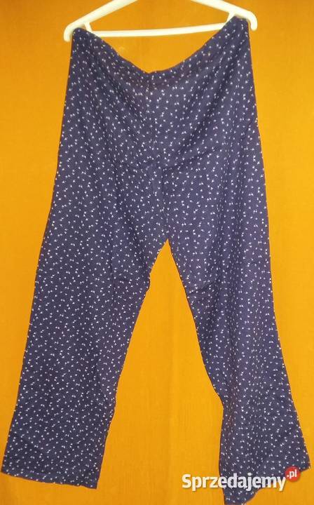 Piżama letnia granatowacienka bawełna S łódzkie Łódź