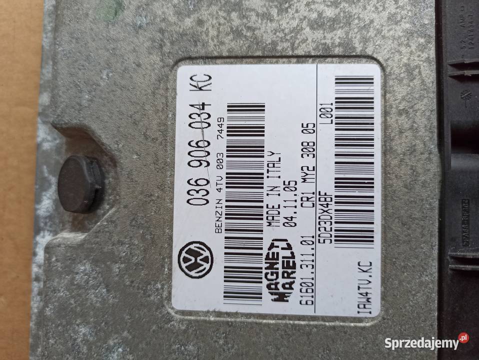 SEAT IBIZA III KOMPUTER SILNIKA 14B 036906034KC Bolesławiec