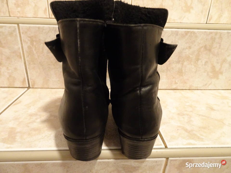 botki skórzane rozmiar 40 Kozaki mazowieckie Warszawa