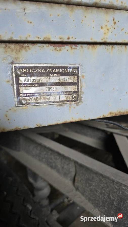 Przyczepa 4t Cześniki