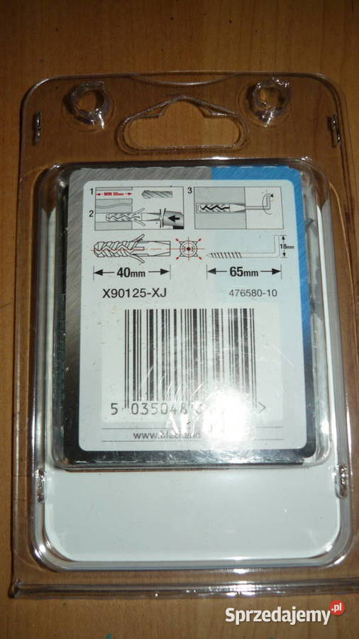 Kołki rozporowe fi 12 6x60 mm fi 8 60 mm z