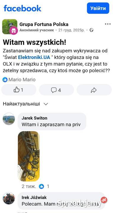 Głębokość 7 metrówWykrywacz metali metalu Deep Dorohusk