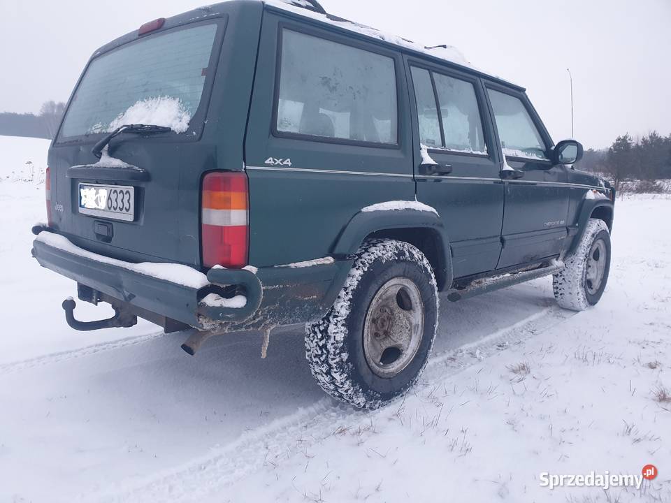 Jeep Cherokee 40 21 25 TD Silnik Skrzynia Drzwi nieuszkodzony podkarpackie Łańcut