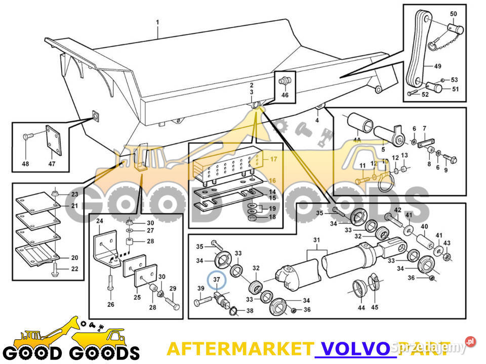 VOLVO SWORZEŃ SIŁOWNIKA KIPRA 11055918 Władysławów
