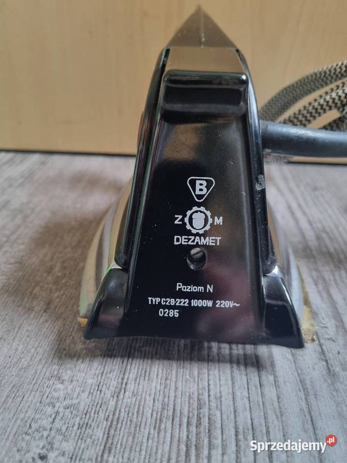 Żelasko elektryczne PREDOM DEZAMET 1985r PRL Solnica
