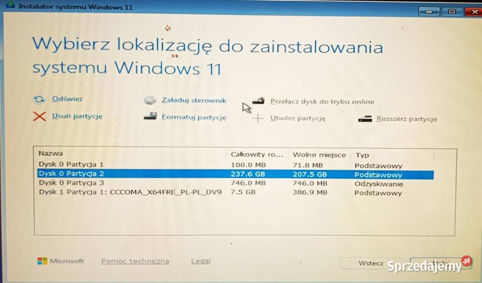 Pendrive instalacyjny Windows 11 wszystkie OEM