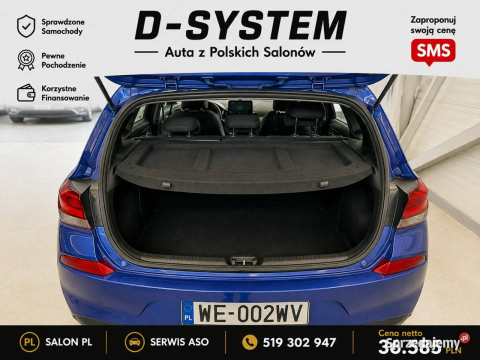 Hyundai i30 Salon Polska Automat 1Właściciel światła LED podlaskie Białystok