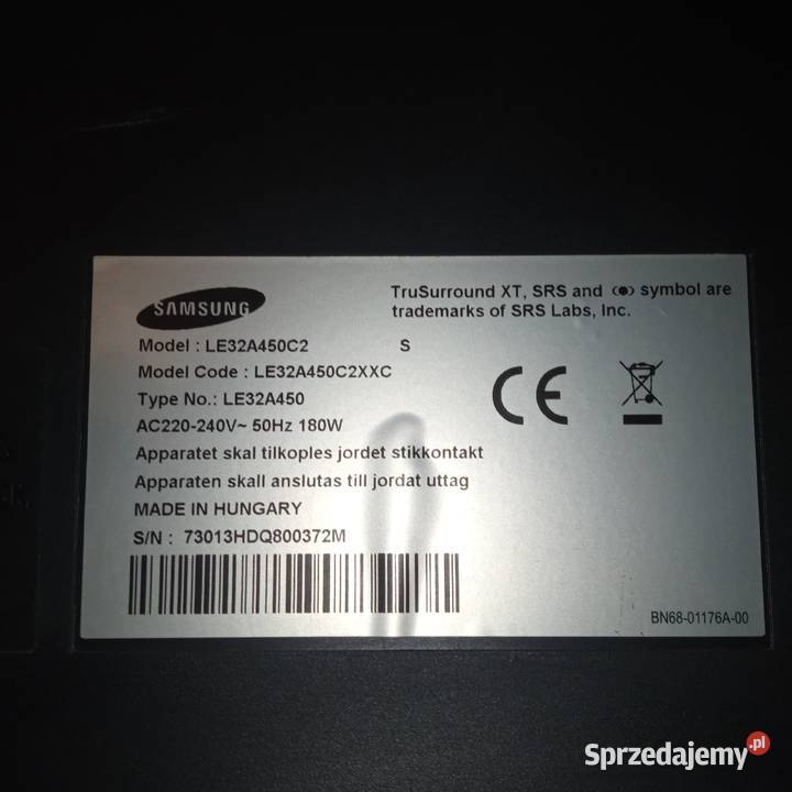 Telewizor LCD SAMSUNG 32 l32a450c2 LCD Warszawa sprzedam