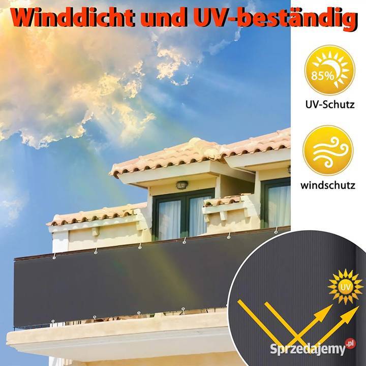 osłona balkonowa mata zaciemniająca 09x6m Zamość