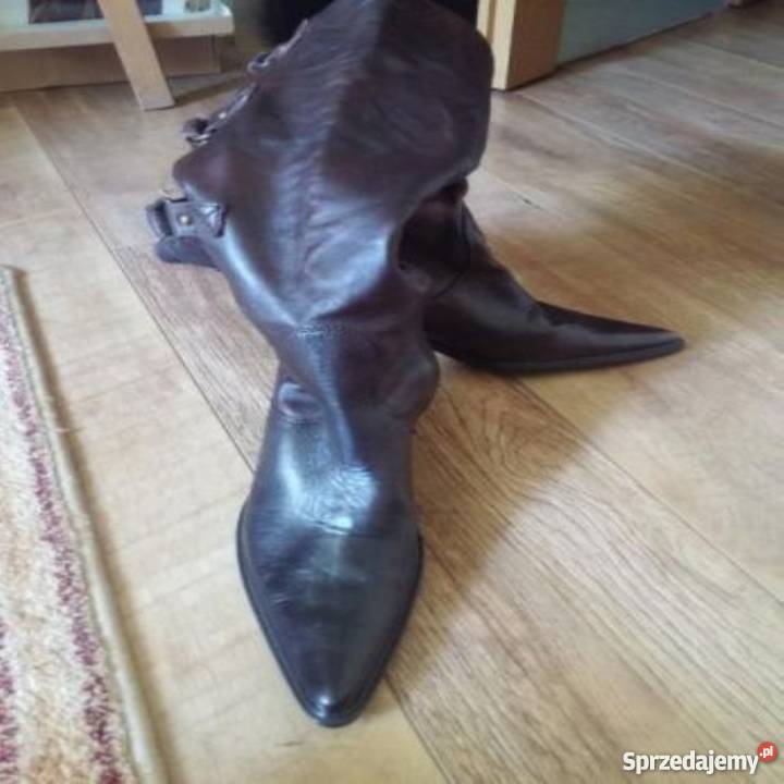 wysokie kozaki Bata rozmiar 40 skóra Warszawa