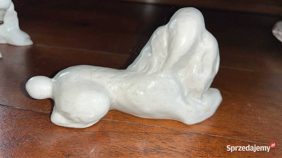 Figurka Pudel Łomonosow Leningradzka Fabryka sprzedam