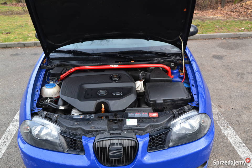 Seat Ibiza 6l 19tdi diesel zadbany światła przeciwmgłowe śląskie