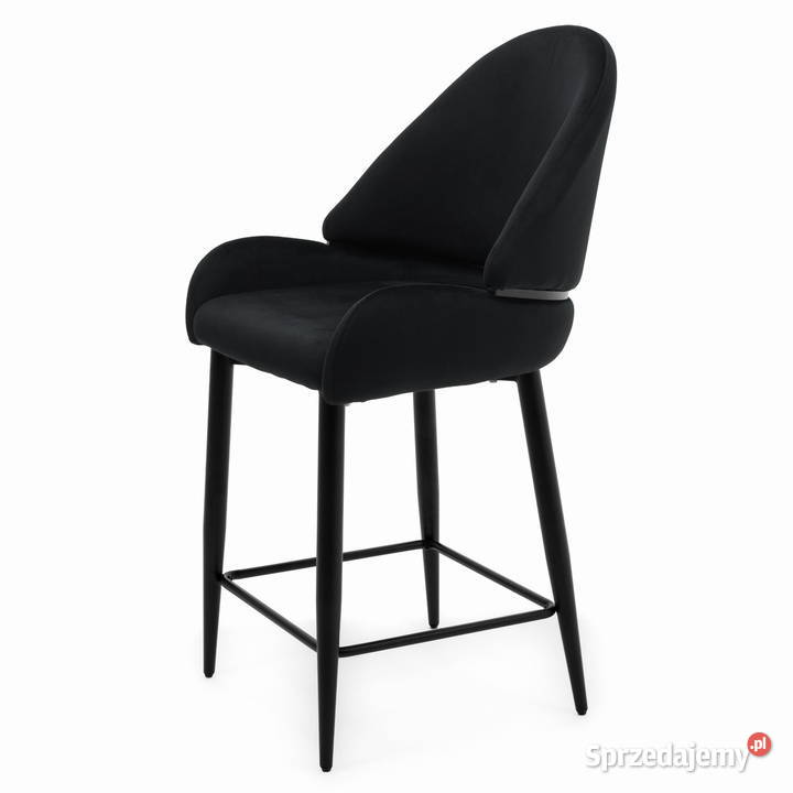 Hoker Tapicerowany Bergamo Czarny Wysyłka 24H wielkopolskie Tarchały Małe