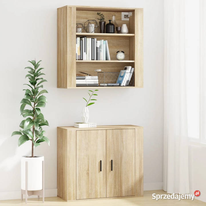 Szafka ścienna dąb sonoma 80x33x80 materiał Warszawa