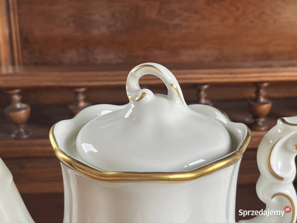 Piękny Dzbanek do kawy Charlotte Powstał w 1930r Porcelana i szkło Gdańsk sprzedam