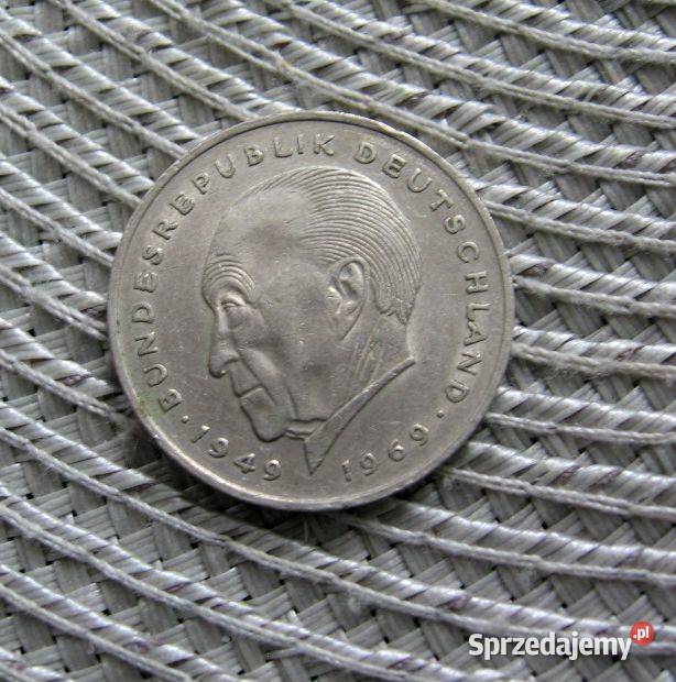 Niemcy 2 Marki 1969r J Konrad Adenauer Kalisz