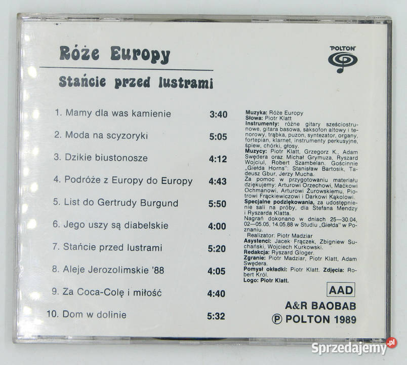 CD Róże Europy Stańcie przed lustrami Cielądz