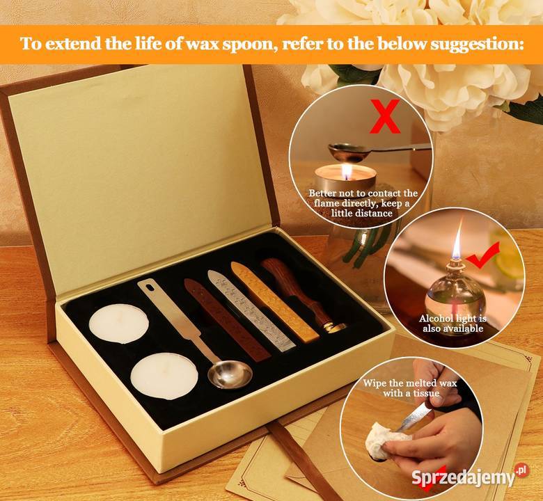 Zestaw do lakowania Pieczęć Woskowa Lakowa For Kraków