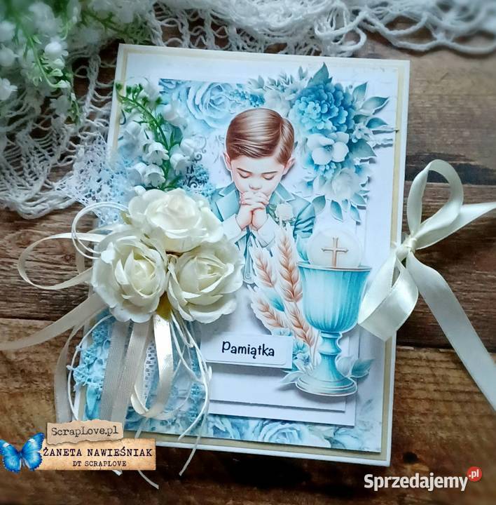 Album harmonijkowy Komunia Święta chłopca