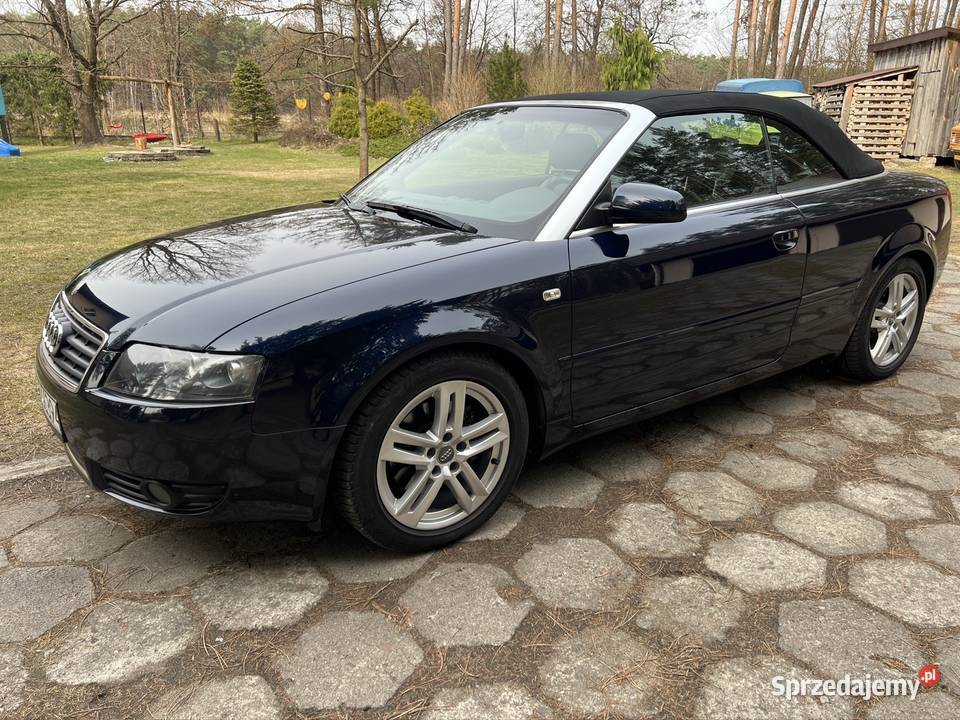 Audi A4 B6 Cabrio 24 V6 2393cm3 lubelskie Hutki sprzedam