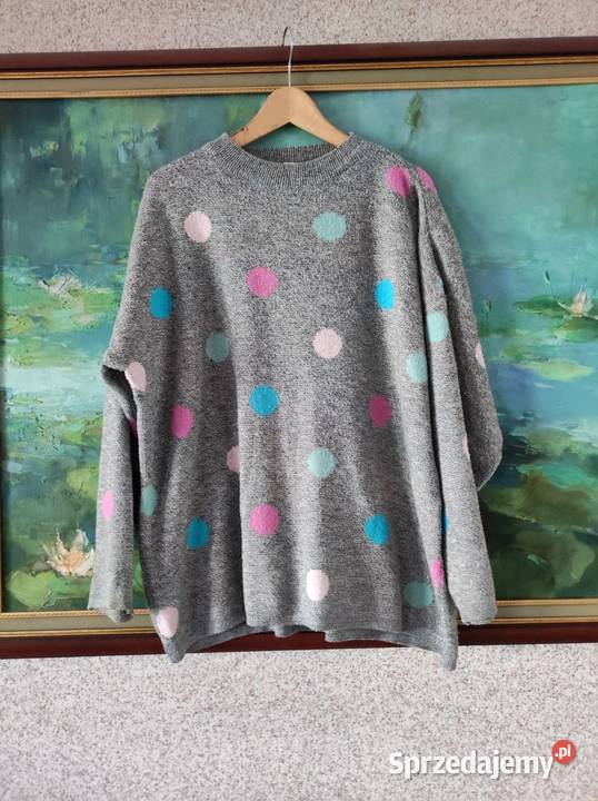 sweter duży oversize szeroki ciepły mięciutki Kielce