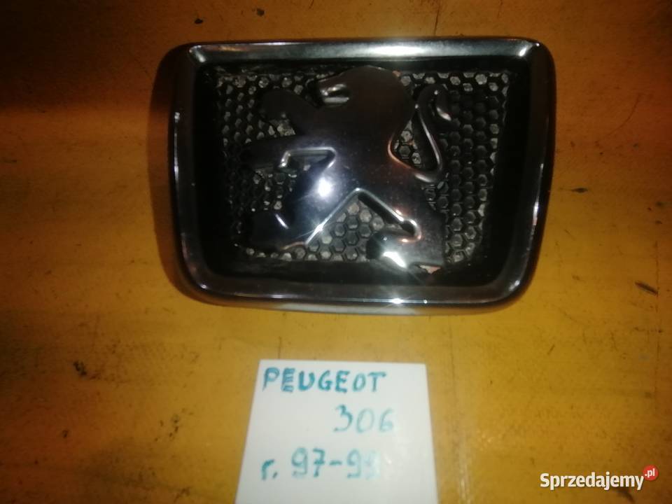 logo przód emblemat Peugeot 306 r9799 osobowe Pozostałe łódzkie Piotrków Trybunalski