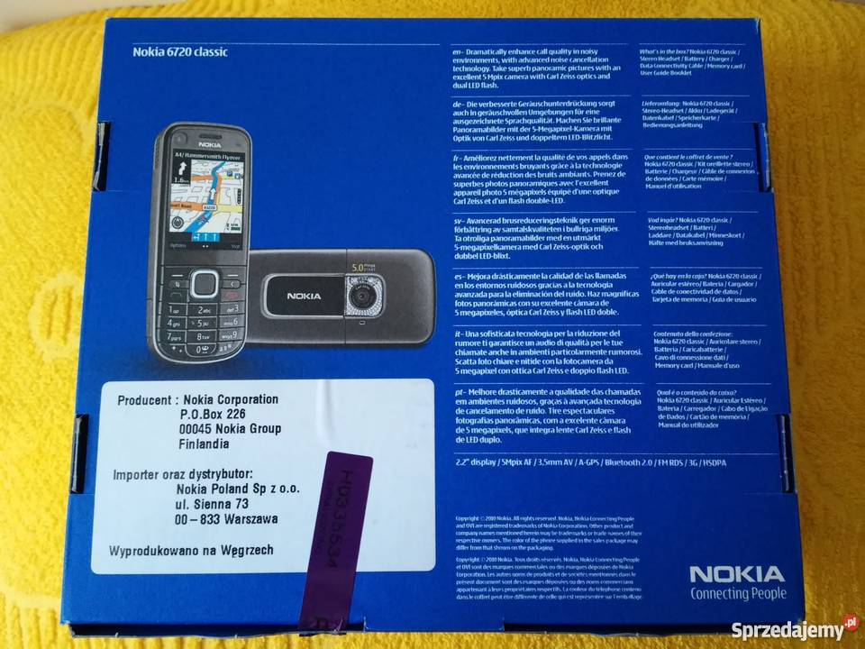 NOKIA 6720 CLASSIC Warszawa sprzedam