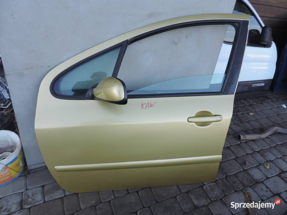 PEUGEOT 307 HB 5D DRZWI LEWY PRZÓD KOLOR KAW Drzwi Nowy Sącz
