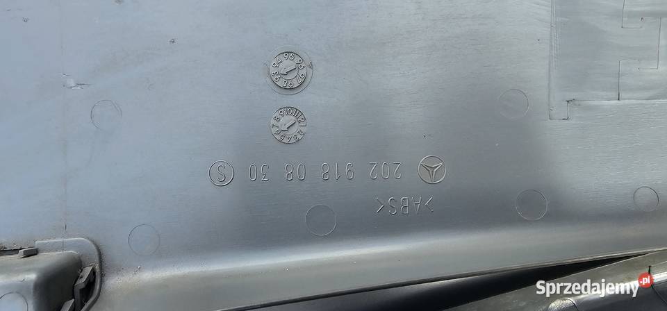 Osłona fotela szara mercedes w202 2029180830