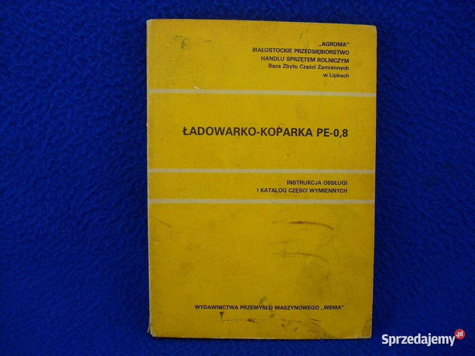 Książka KOPARKO ŁADOWARKA dolnośląskie Bielawa
