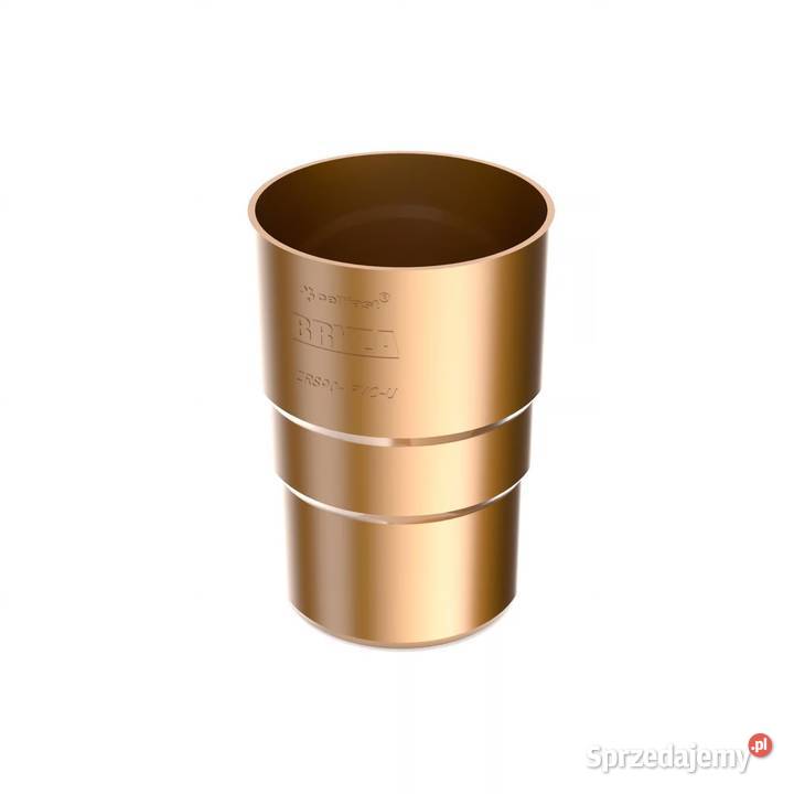 Bryza PVC Złączka rury spustowej 90 mm miedziany podlaskie Białystok sprzedam