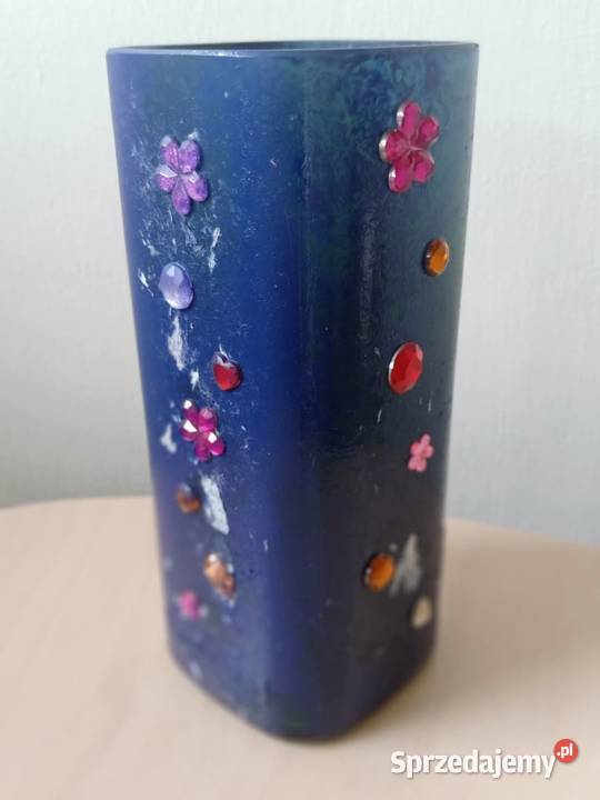 wazon szklany dekoracyjny Wyposażenie wnętrz Łódź