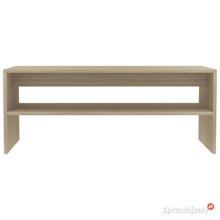 Stolik kawowy dąb sonoma 100x40x40 materiał Warszawa