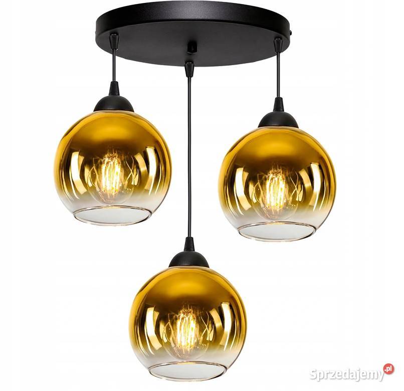 LAMPA WISZĄCA SUFITOWA ŻYRANDOL KULA szklana biały Choroszcz