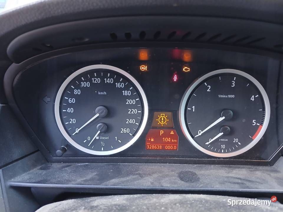 BMW 530 D E61 2005 Zarejestrowany Uszkodzona Rok produkcji 2005 Zambrów