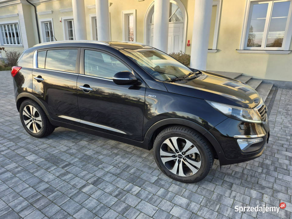 Kia Sportage 20 crd AUTOMAT 4X4 kamera led NOWE kurtyny powietrzne